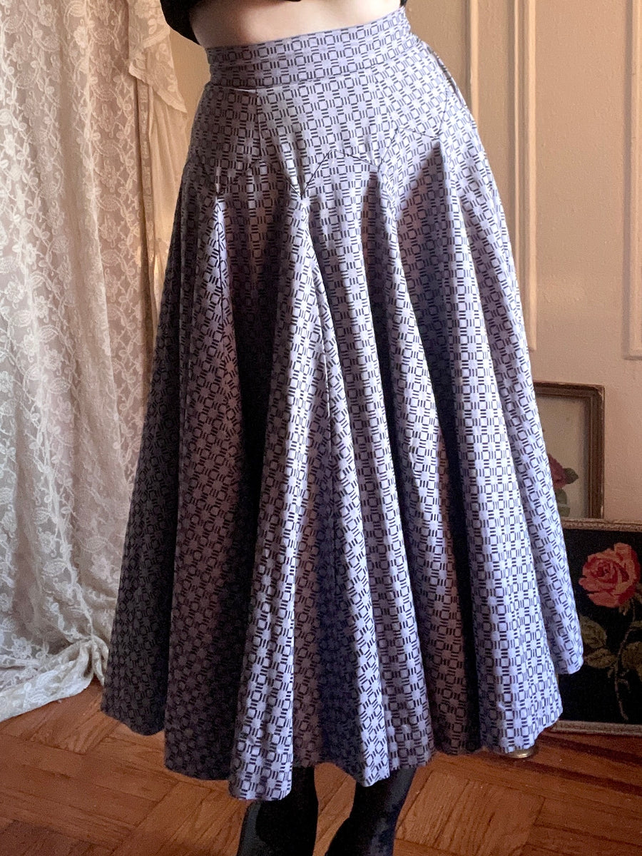 ボトムス Circle Skirt String/Hazy Lilac Brimfield Lilac Skies Skirt - Seamlined Studios