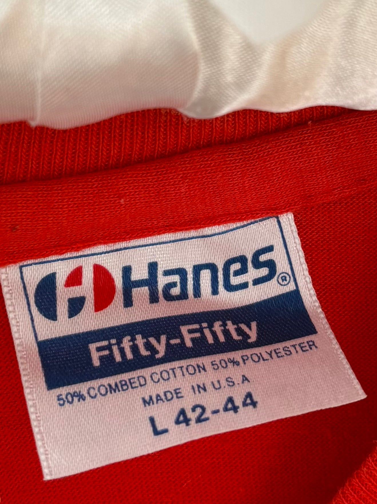 1980s Red Tee T Shirt Short Sleeve Are We Having Fun Yet?