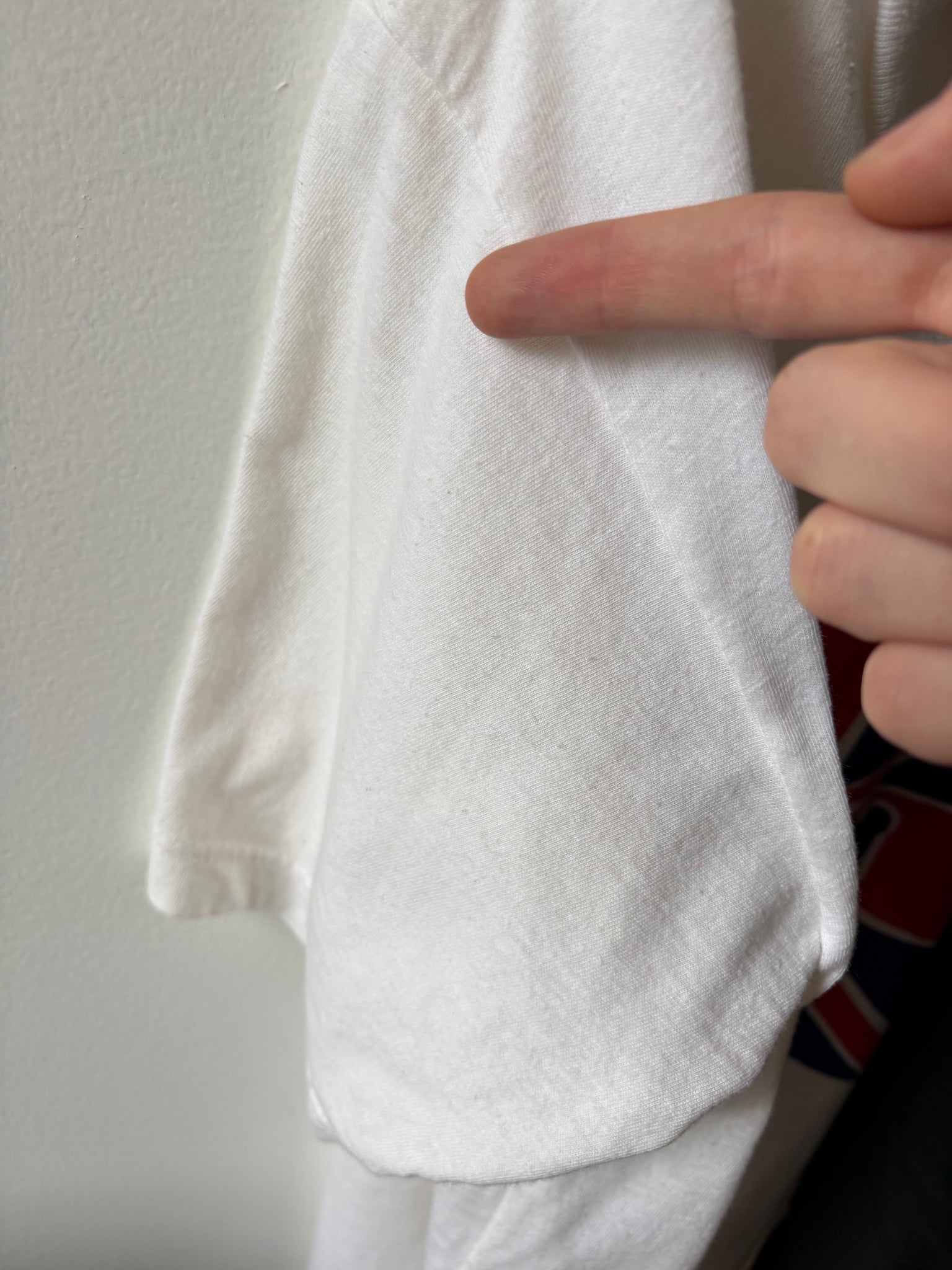 1980s London Print Union Jack Tee T Shirt