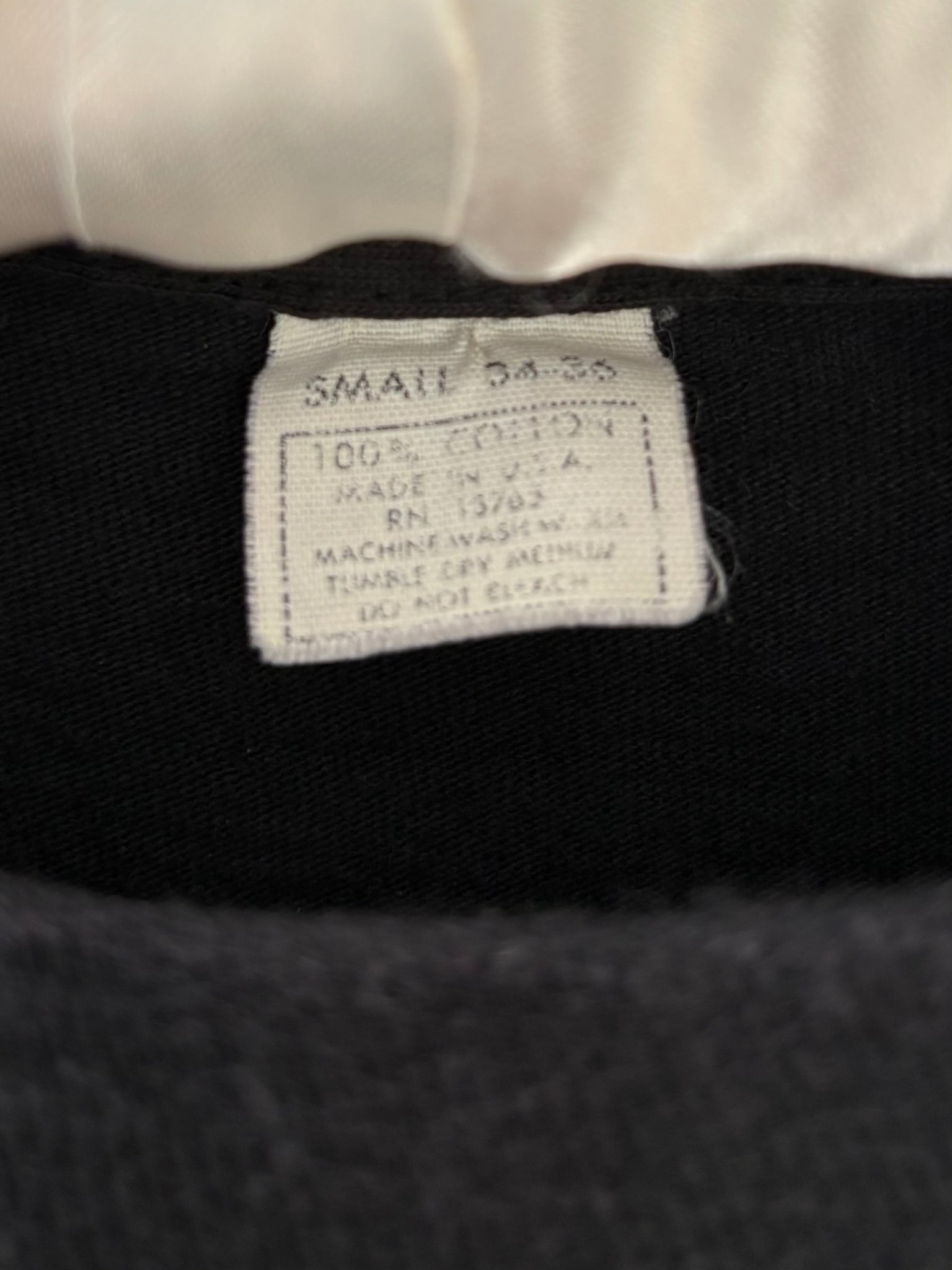 1980s Rocky Horror Red Lips Black Tee T Shirt Short Sleeve