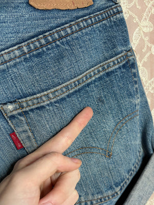 1980s Levis Selvedge Shorts Blue Jeans Denim