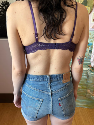 1990s Purple Lace Bra