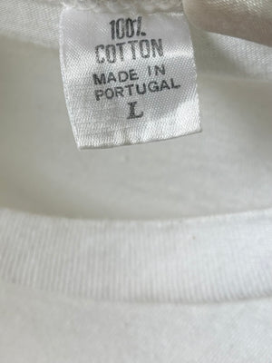 1980s London Print Union Jack Tee T Shirt