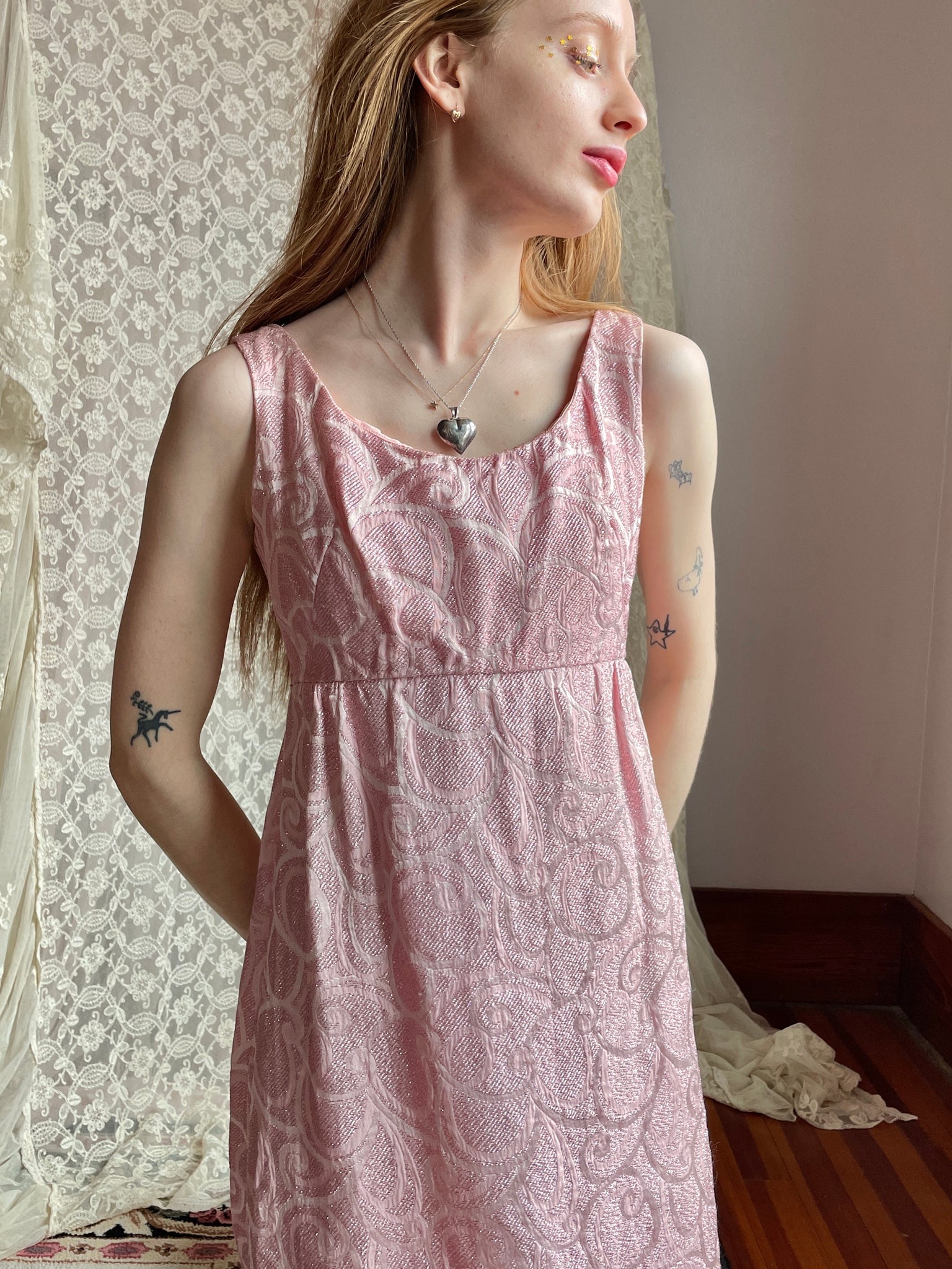 light pink empire waist dress Pink A-Line Strapless Satin Pleated Long Formal Prom Dress