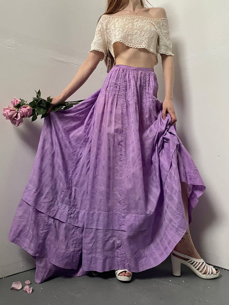 1900s Lilac Cotton Petticoat – Witchy Vintage