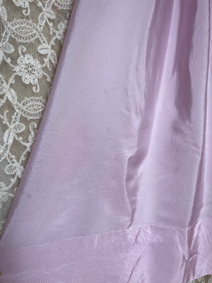 1970s Lilac Mauve Purple Day Dress